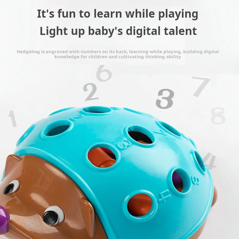 Early Education Hedgehog Toy – Fine Motor & Hand-Eye Coordination Development