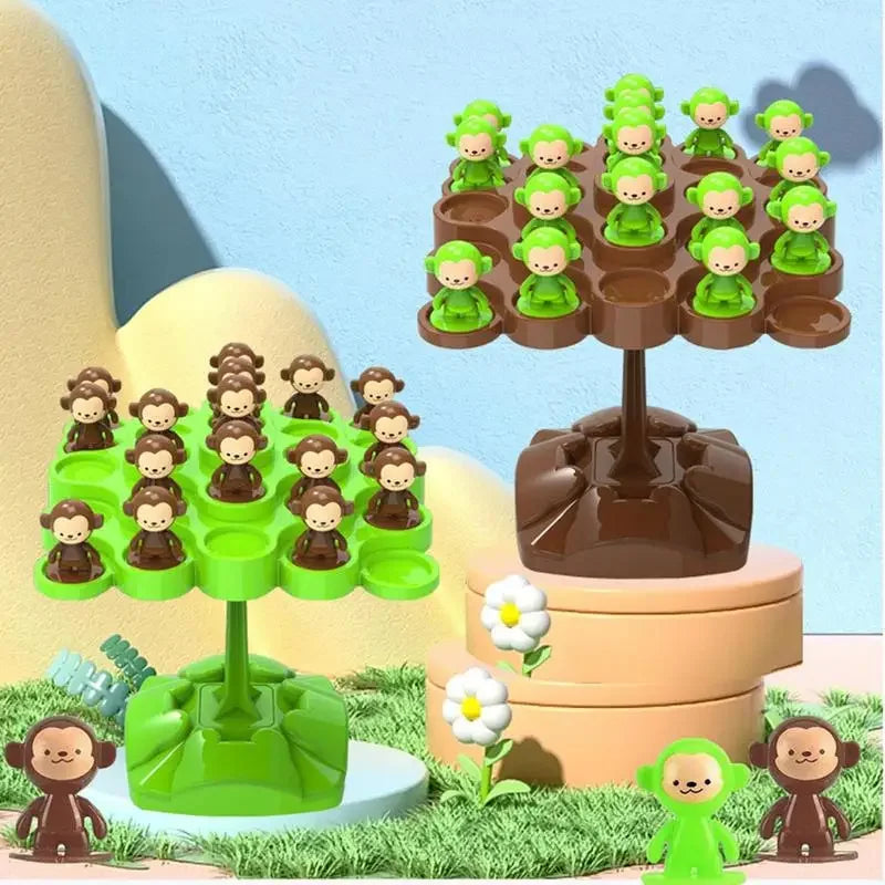 Creative Balancing Tree Toy – Monkey Number Balance Montessori Math Game
