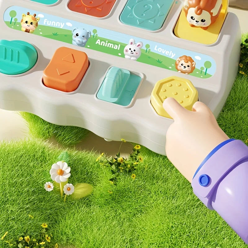 Montessori Pop-Up Animal Toy