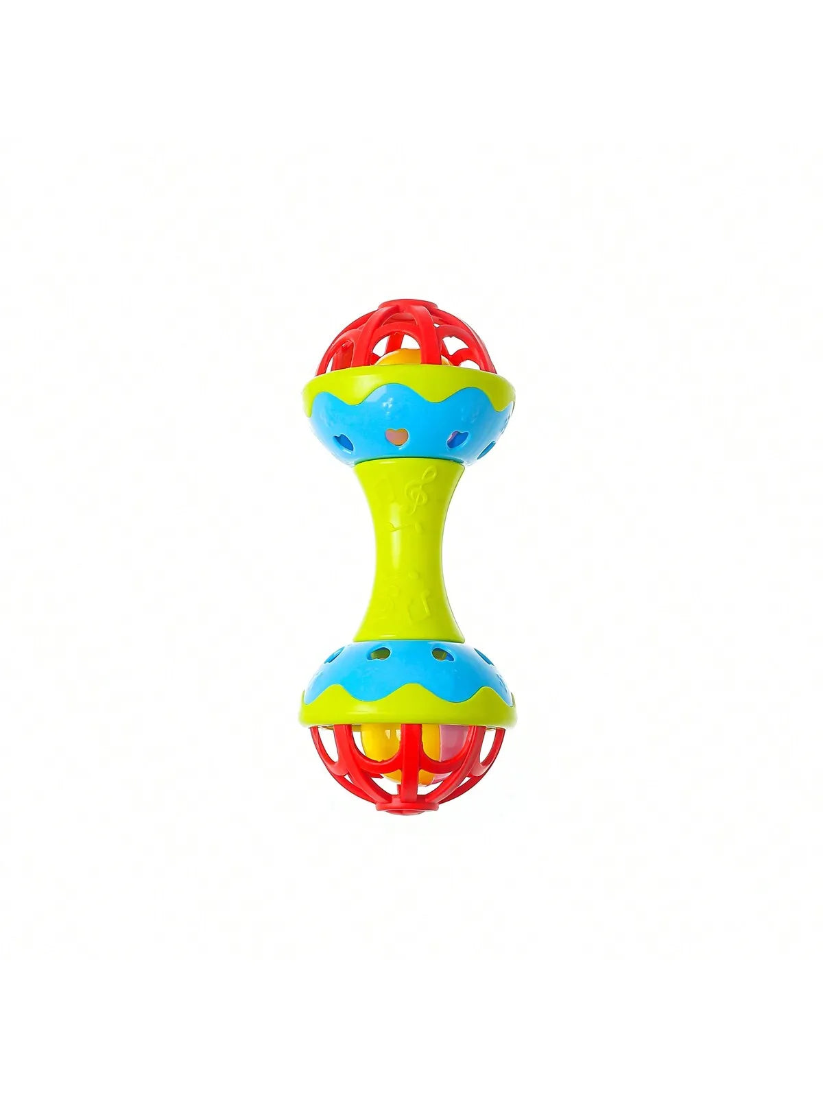 Double-Headed Baby Rattle – Random Colors
