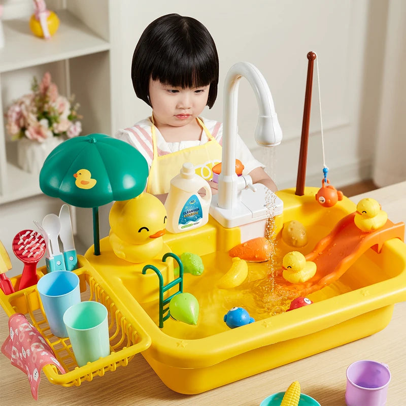 Electric Kitchen Sink Toy – Realistic & Fun Role Play
