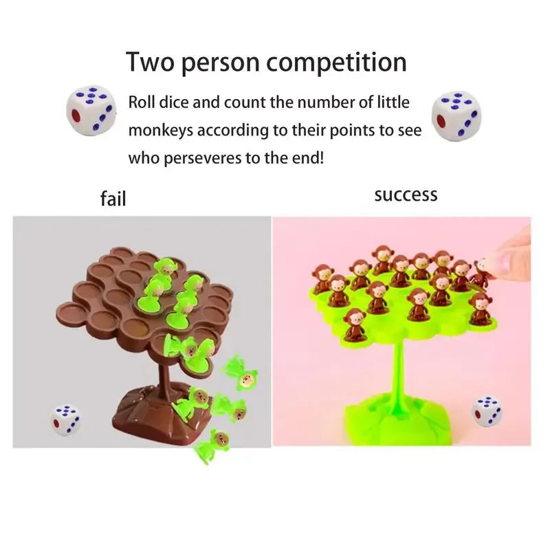 Creative Balancing Tree Toy – Monkey Number Balance Montessori Math Game