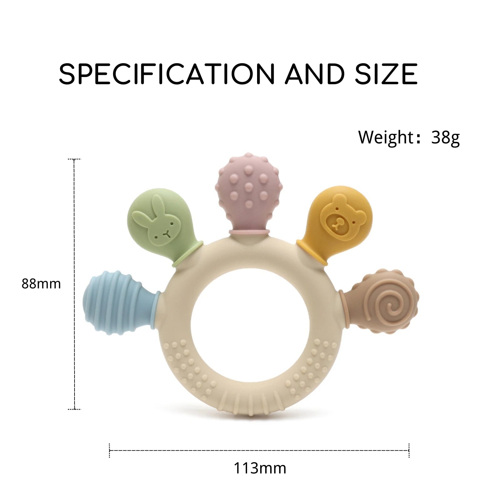 Silicone Baby Teething Toy