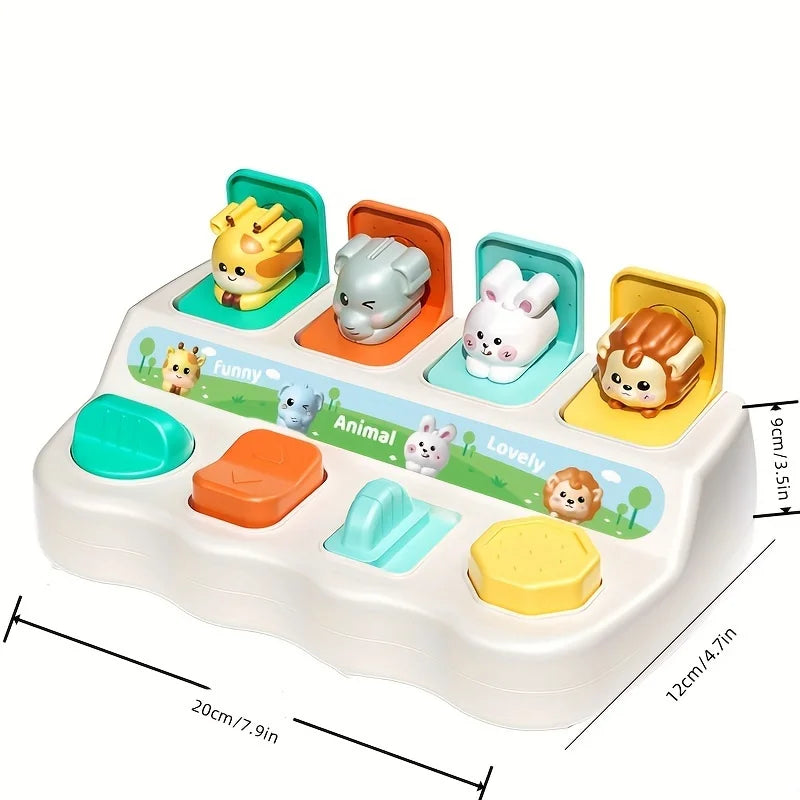 Montessori Pop-Up Animal Toy
