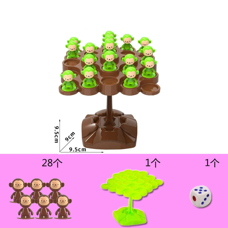 Creative Balancing Tree Toy – Monkey Number Balance Montessori Math Game